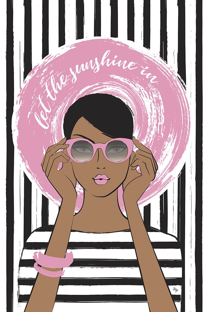 Sunshine Girl Dark art print by Martina for $57.95 CAD