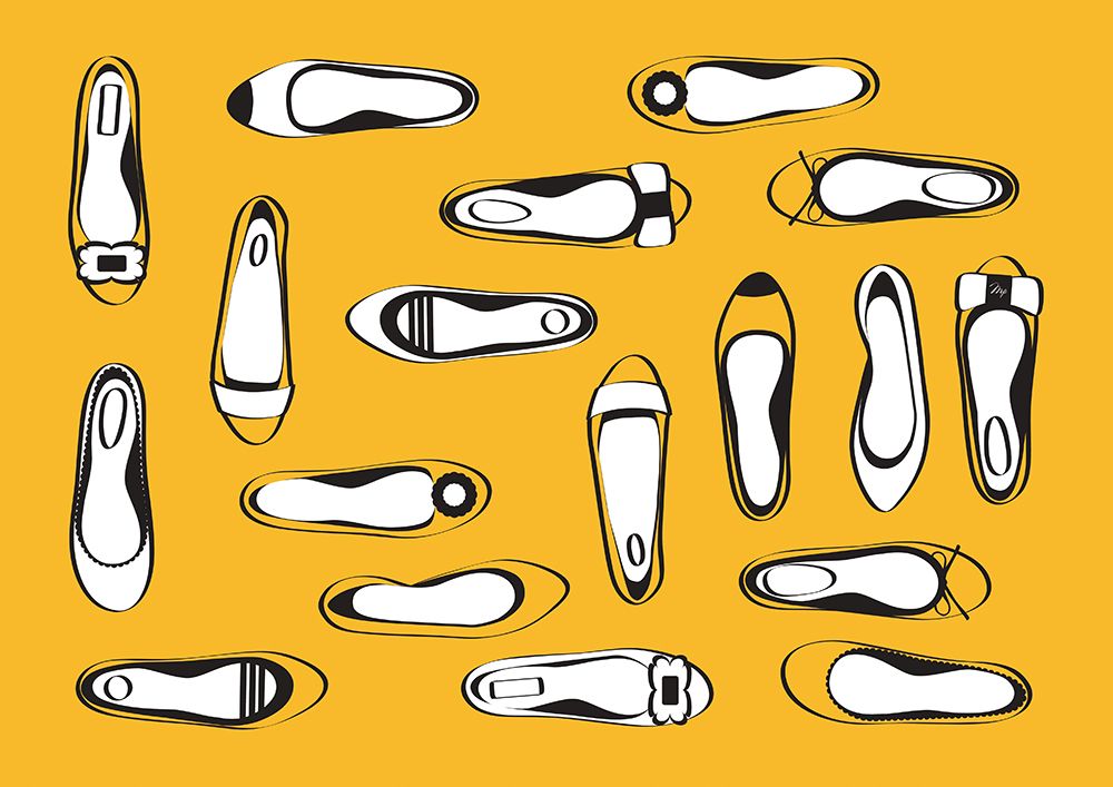 Yellow Flats art print by Martina for $57.95 CAD