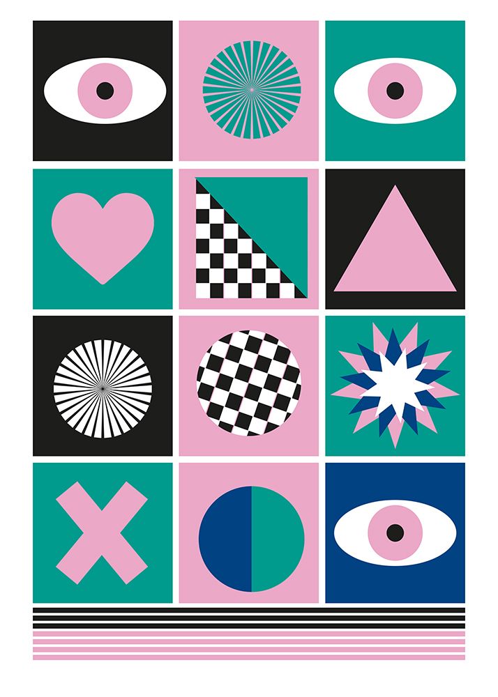 Geometric III art print by Sergio Ortiz for $57.95 CAD