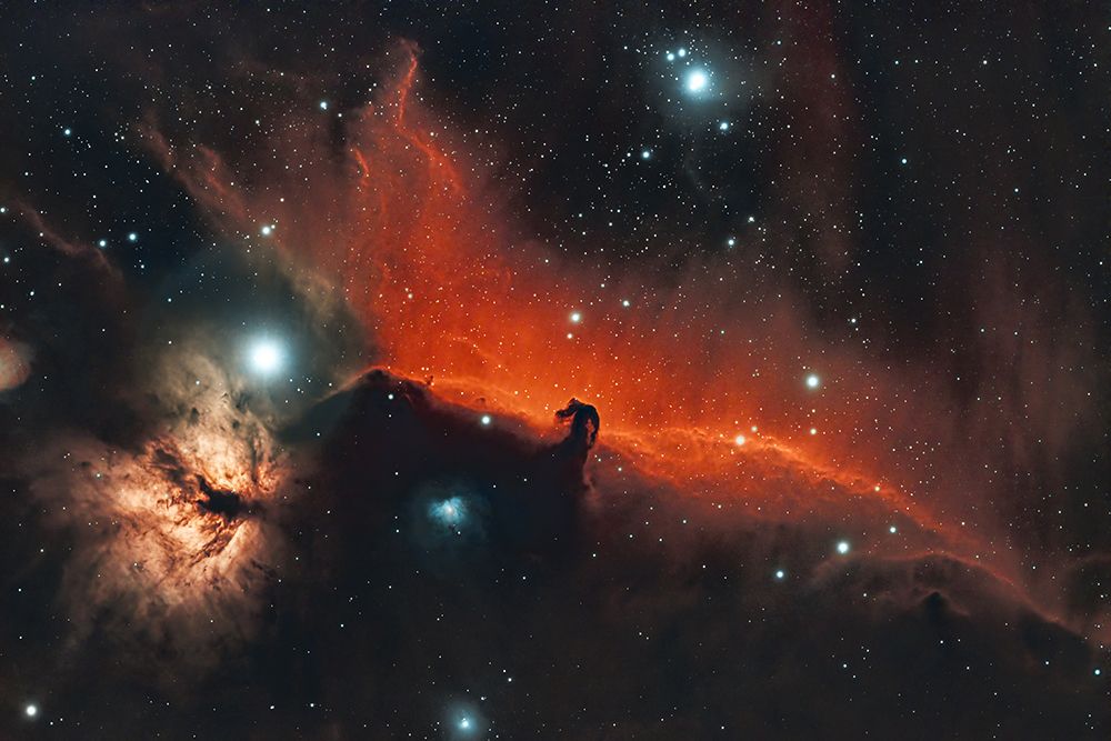 Horsehead Amd Flame Nebula art print by James Zhen Yu for $57.95 CAD