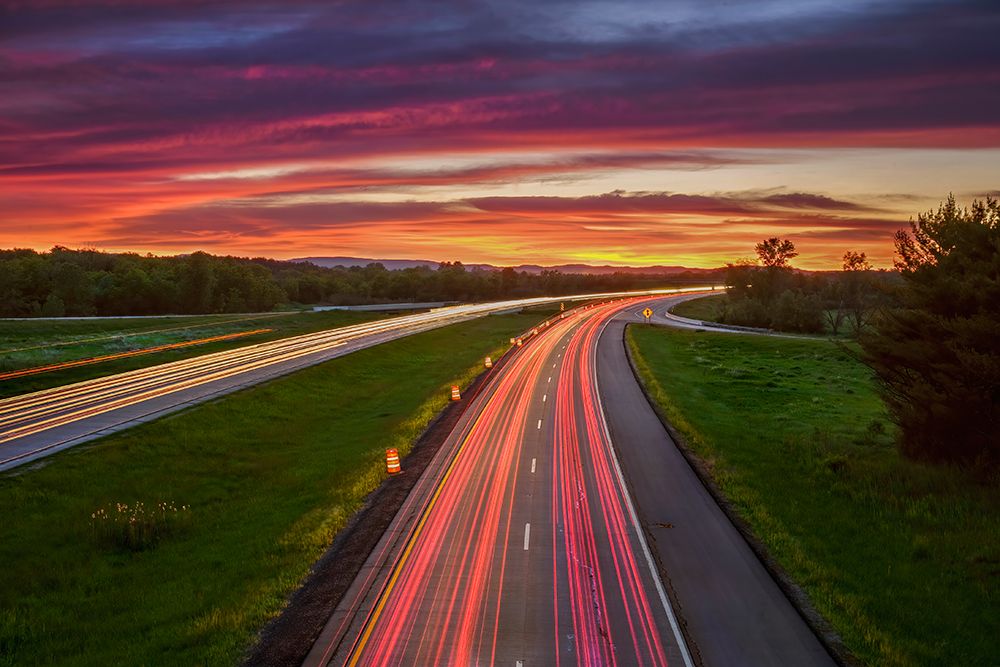Life Is A Highway art print by Wei Liu for $57.95 CAD