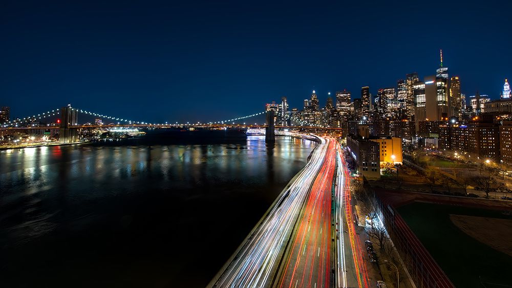 New York Light Night art print by Ken Liang for $57.95 CAD