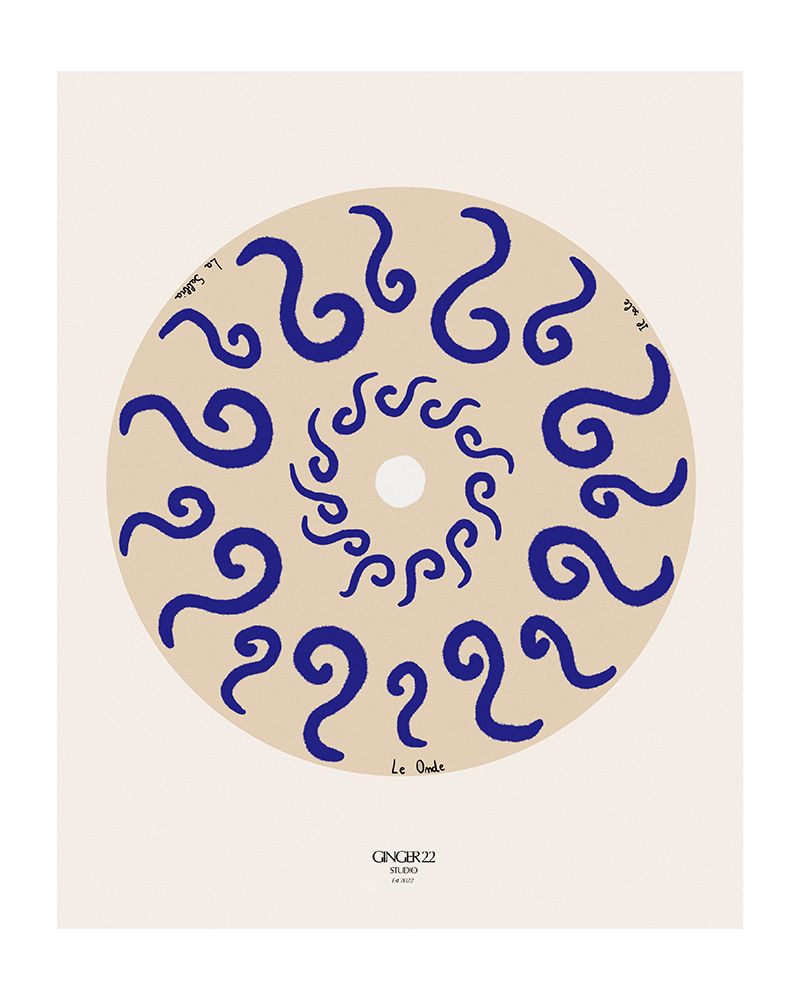 Le onde art print by Giulia Mora for $57.95 CAD