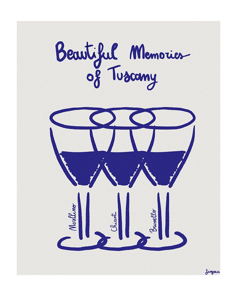 Il vino art print by Giulia Mora for $57.95 CAD