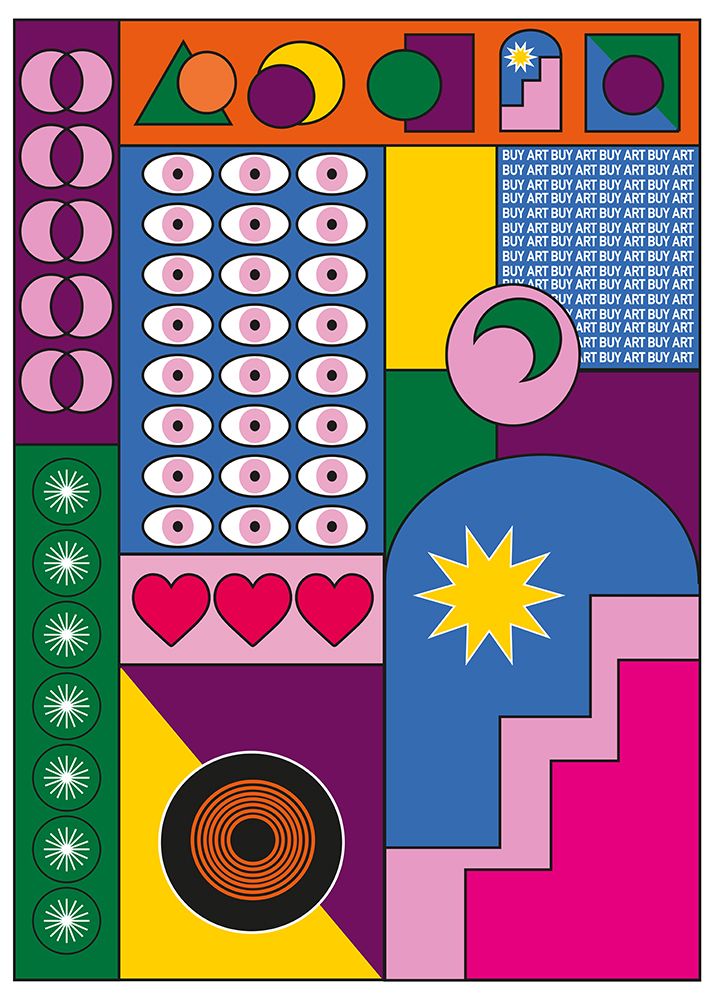 GEOMETRIC LINE art print by Sergio Ortiz for $57.95 CAD