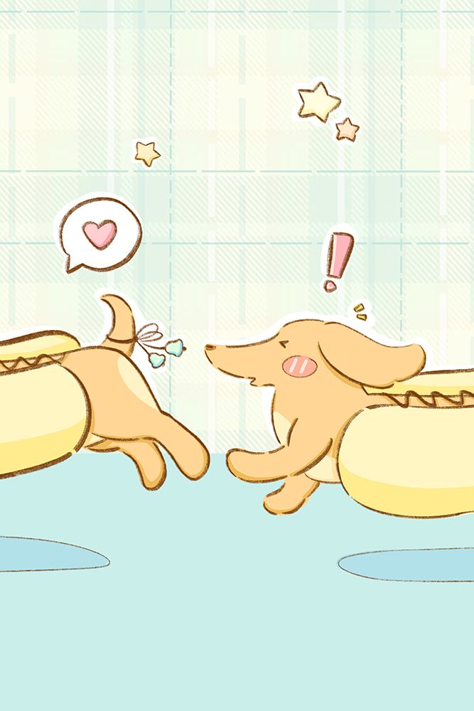 Lovely Dachshund Dog art print by Xuan Thai for $57.95 CAD