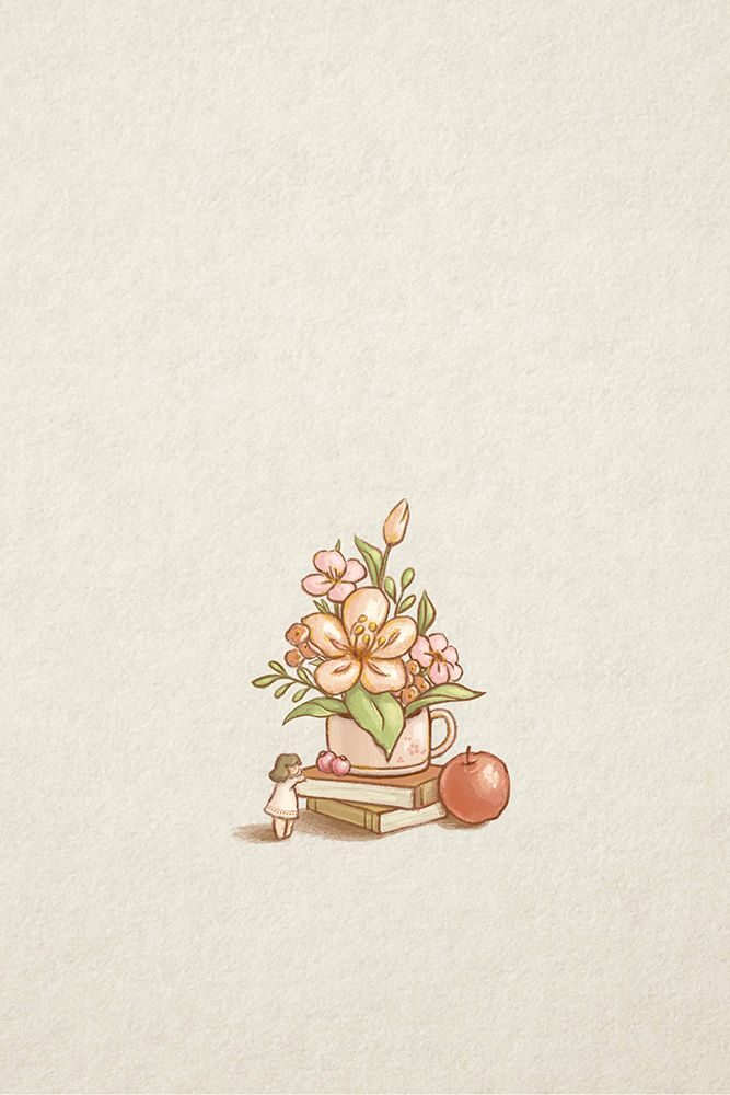 Flowers And Books art print by Xuan Thai for $57.95 CAD