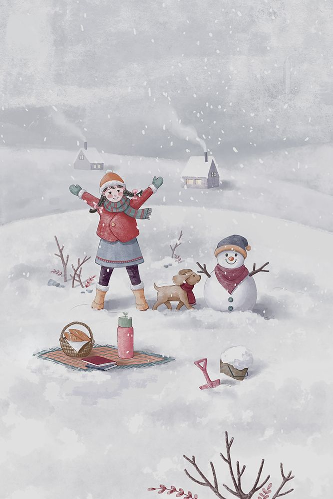 Winter Girl (1) art print by Xuan Thai for $57.95 CAD