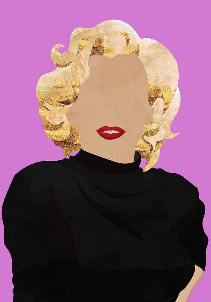 Faceless Marilyn Monroe Modern Art art print by Sarah Manovski for $57.95 CAD