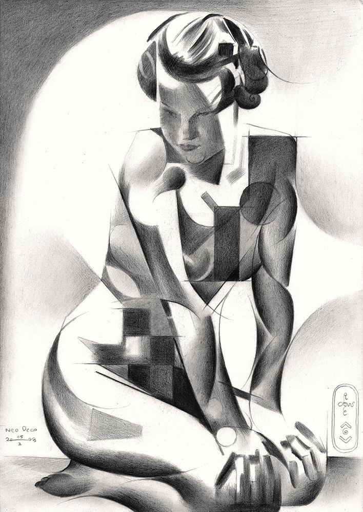 Neo Deco - 05-01-23 art print by Corne Akkers for $57.95 CAD