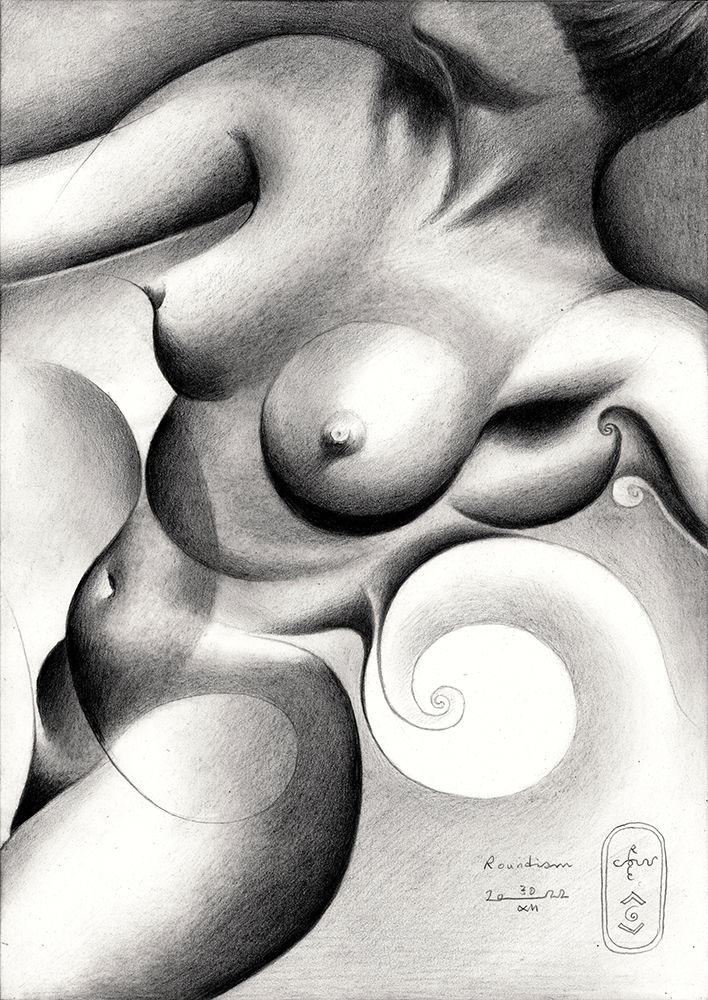 Roundism - 30-12-22 art print by Corne Akkers for $57.95 CAD