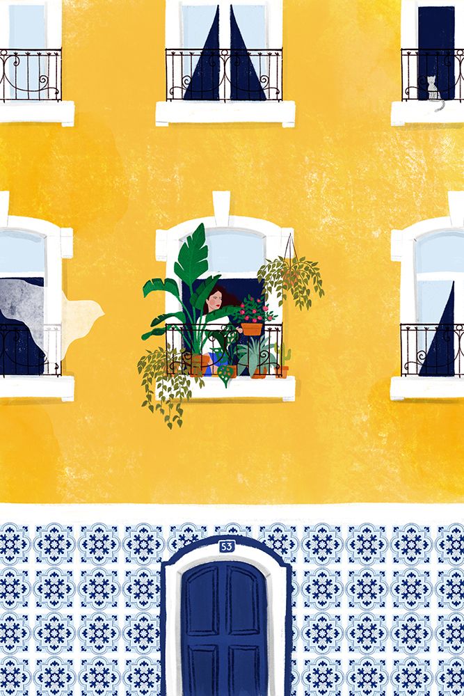 Lisbon art print by Maja Tomljanovic for $57.95 CAD
