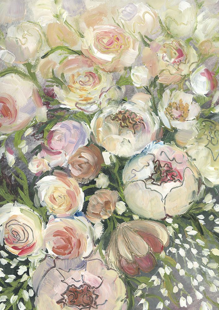 Maeve painterly florals art print by Rosana Laiz Blursbyai for $57.95 CAD