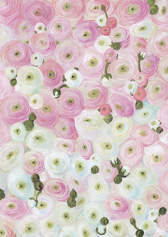 Gabry painterly ranunculus art print by Rosana Laiz Blursbyai for $57.95 CAD