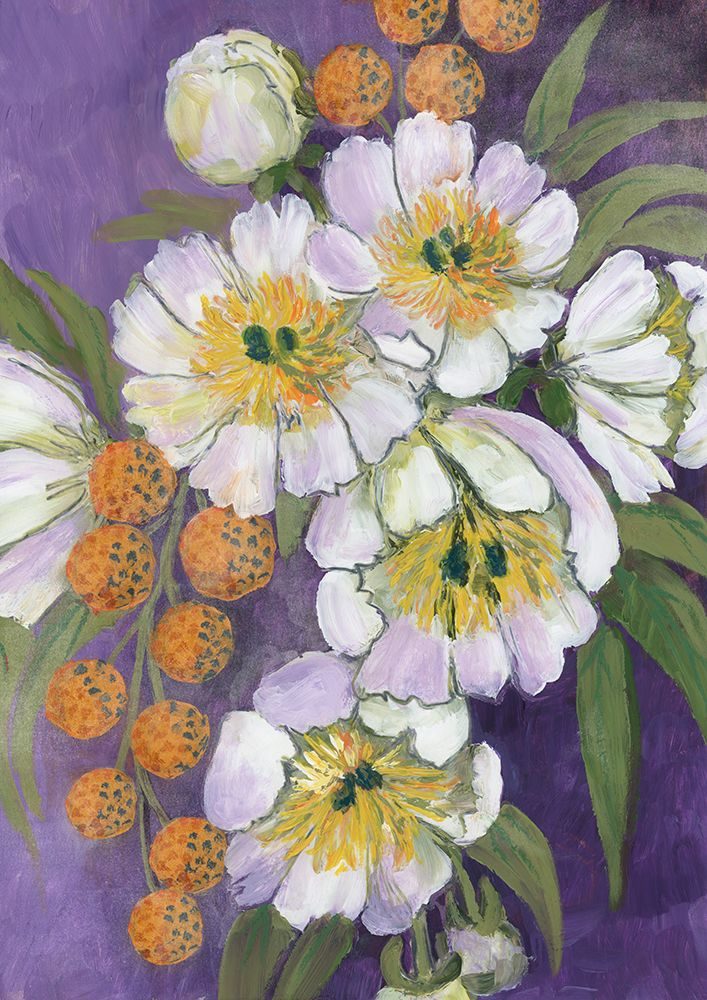 Choi painterly bouquet art print by Rosana Laiz Blursbyai for $57.95 CAD