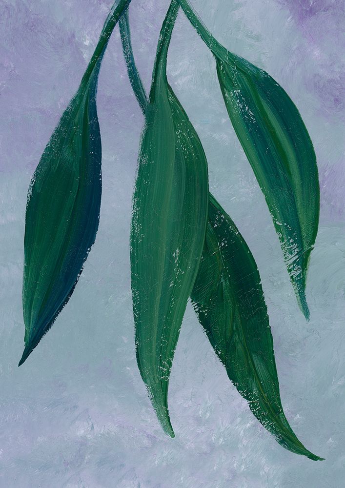 Sulio cascading leaves art print by Rosana Laiz Blursbyai for $57.95 CAD