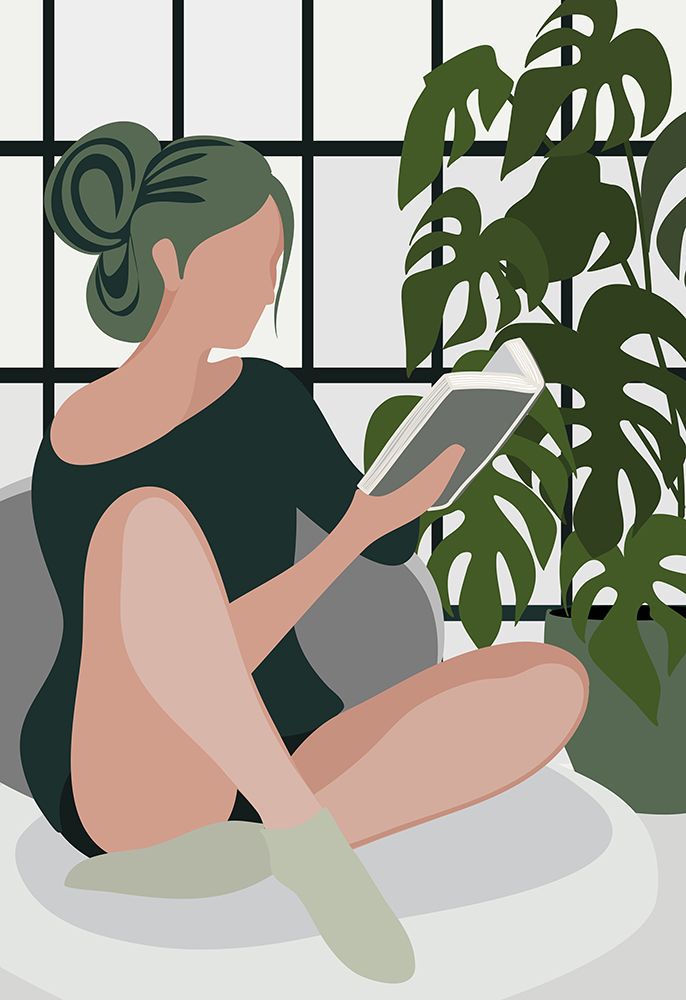 Bookworm art print by Rosana Laiz Blursbyai for $57.95 CAD