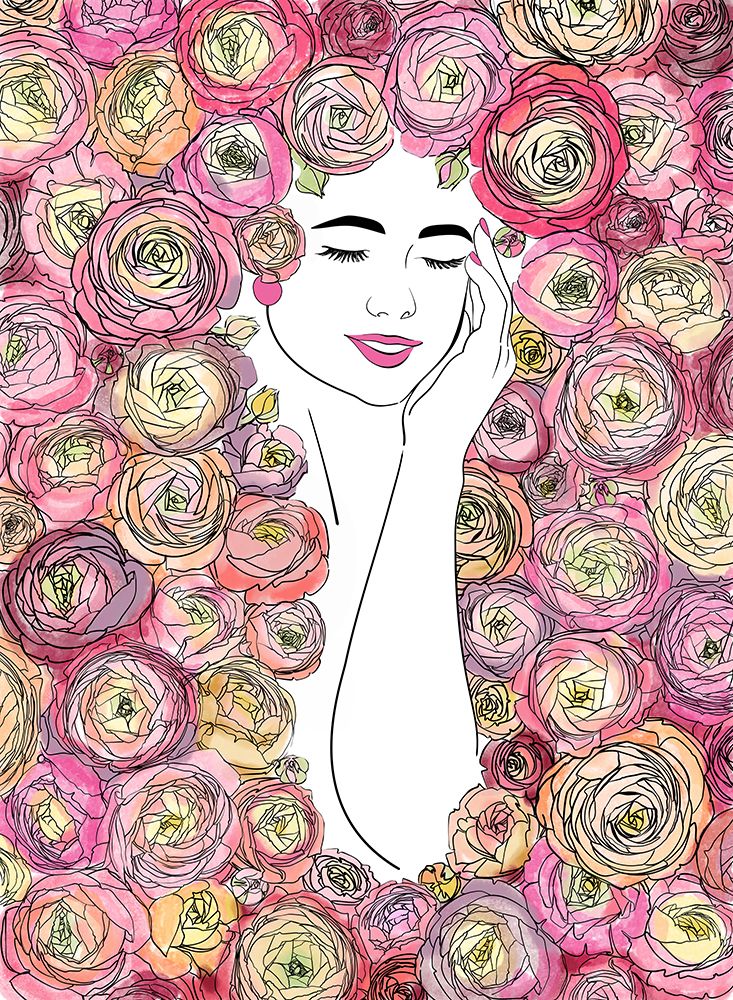 Blooming mind art print by Rosana Laiz Blursbyai for $57.95 CAD