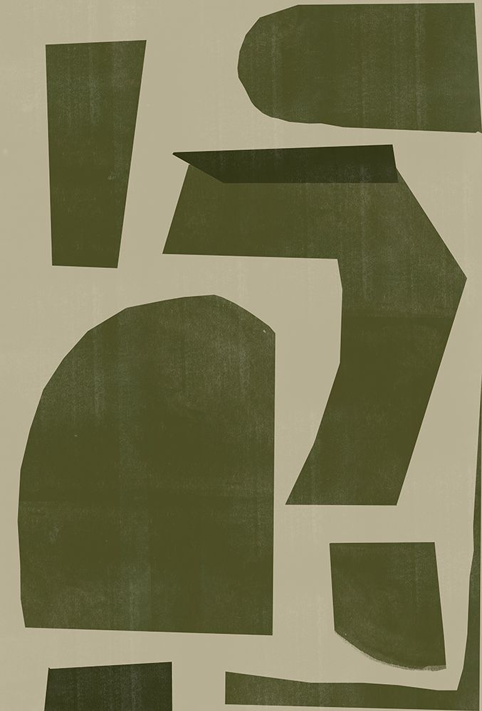 Green Composition _1 art print by The Miuus Studio for $57.95 CAD