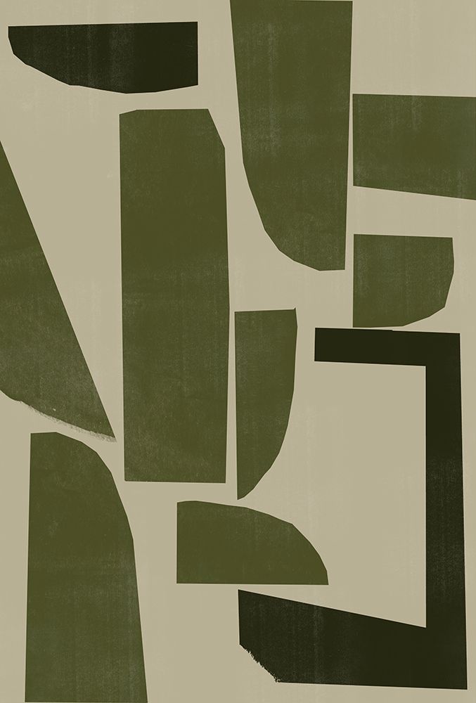 Green Composition _3 art print by The Miuus Studio for $57.95 CAD