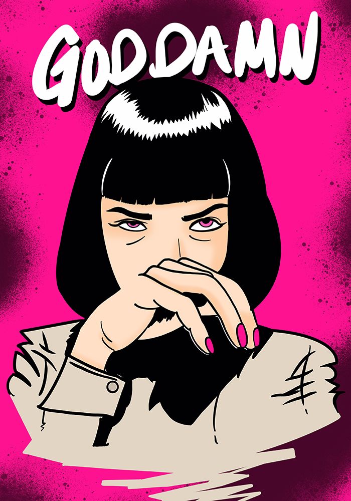Goddamn! art print by Tomas Harstedt for $57.95 CAD
