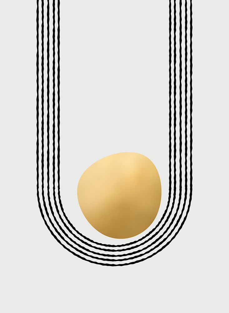 Gold Unbalanced art print by Rosana Laiz Blursbyai for $57.95 CAD