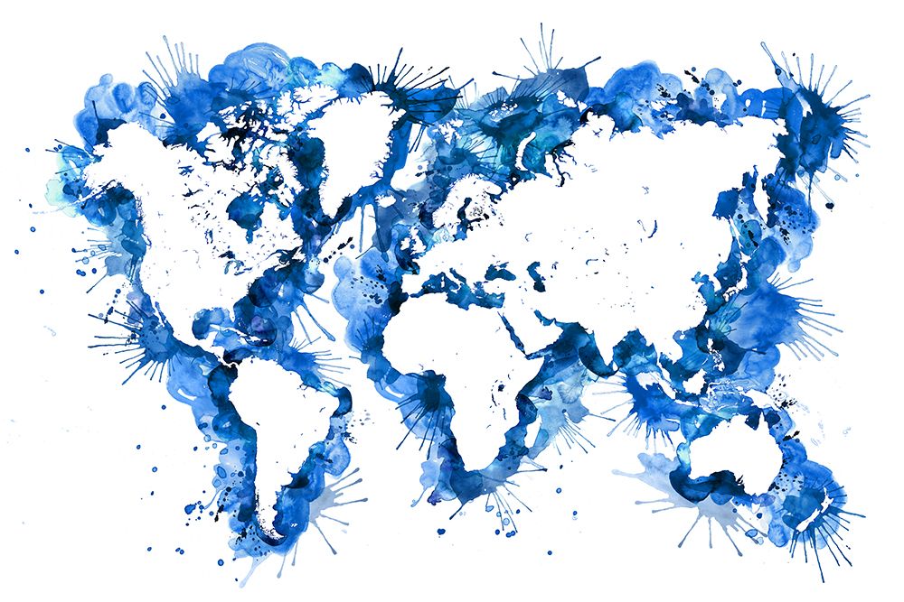 World Maps prints and posters