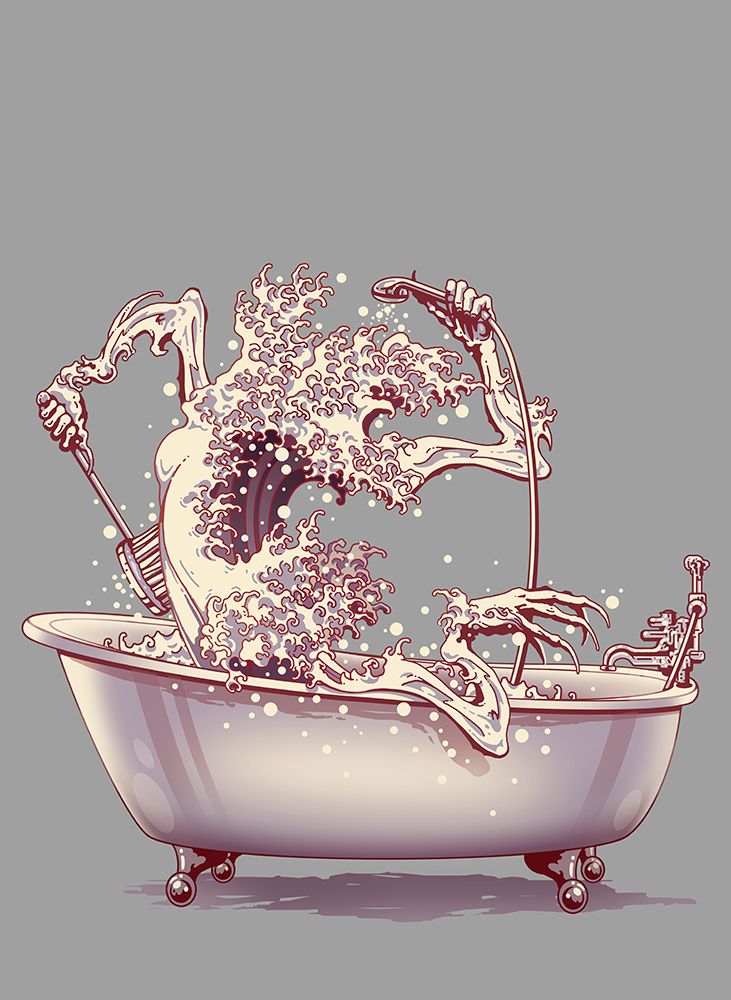 THE BATHTUB art print by Adam Lawless for $57.95 CAD