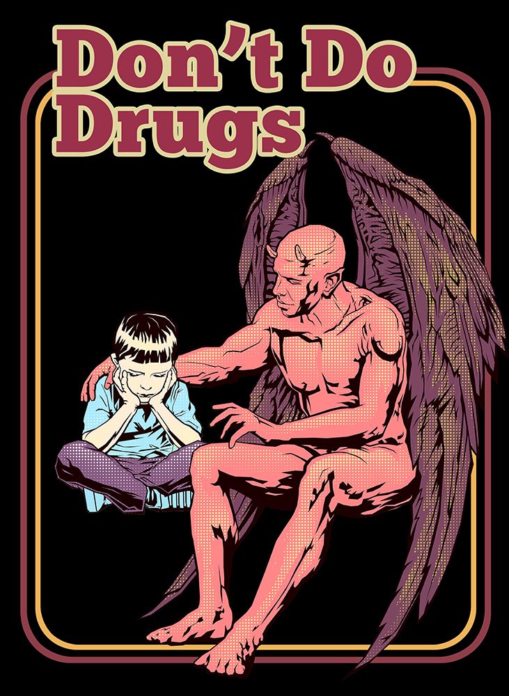 dont do drugs art print by Adam Lawless for $57.95 CAD