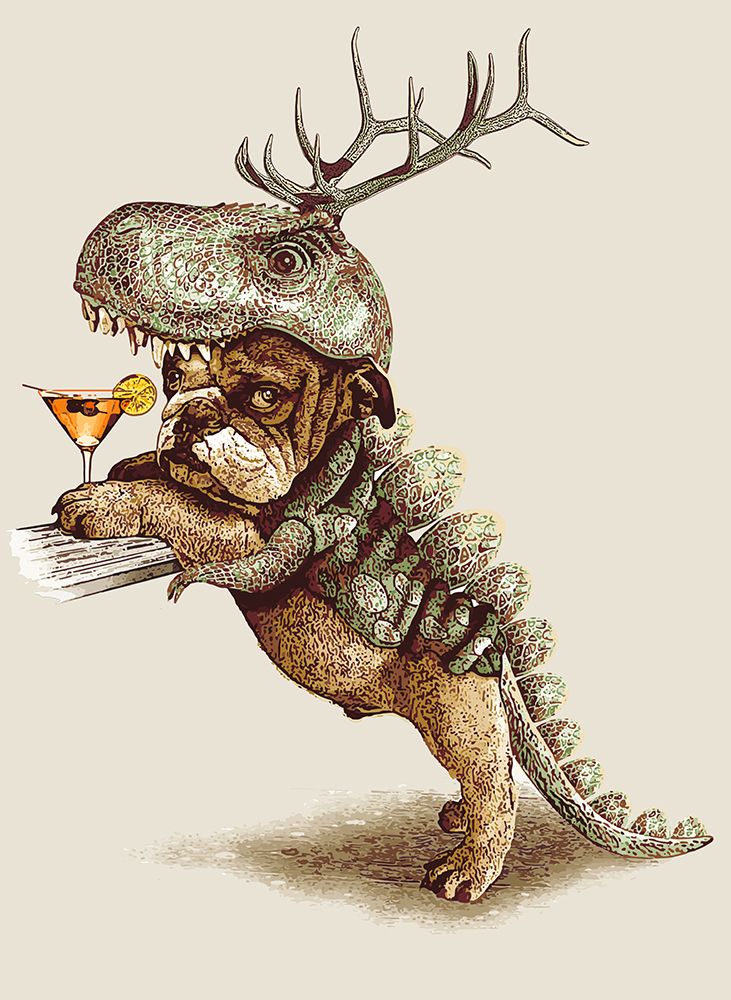 costume party art print by Adam Lawless for $57.95 CAD