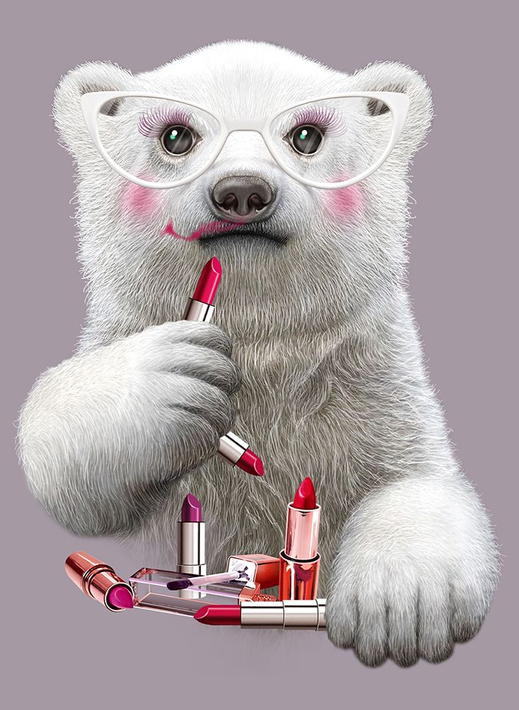 Lipstick Paula art print by Adam Lawless for $57.95 CAD