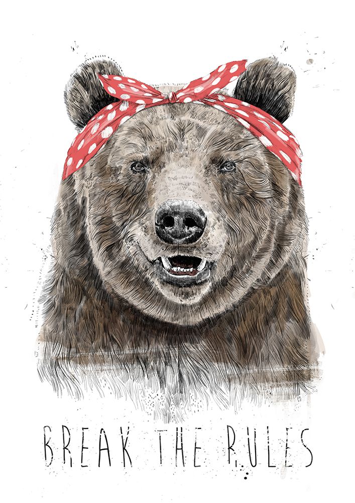 Break the rules art print by Balazs Solti for $57.95 CAD