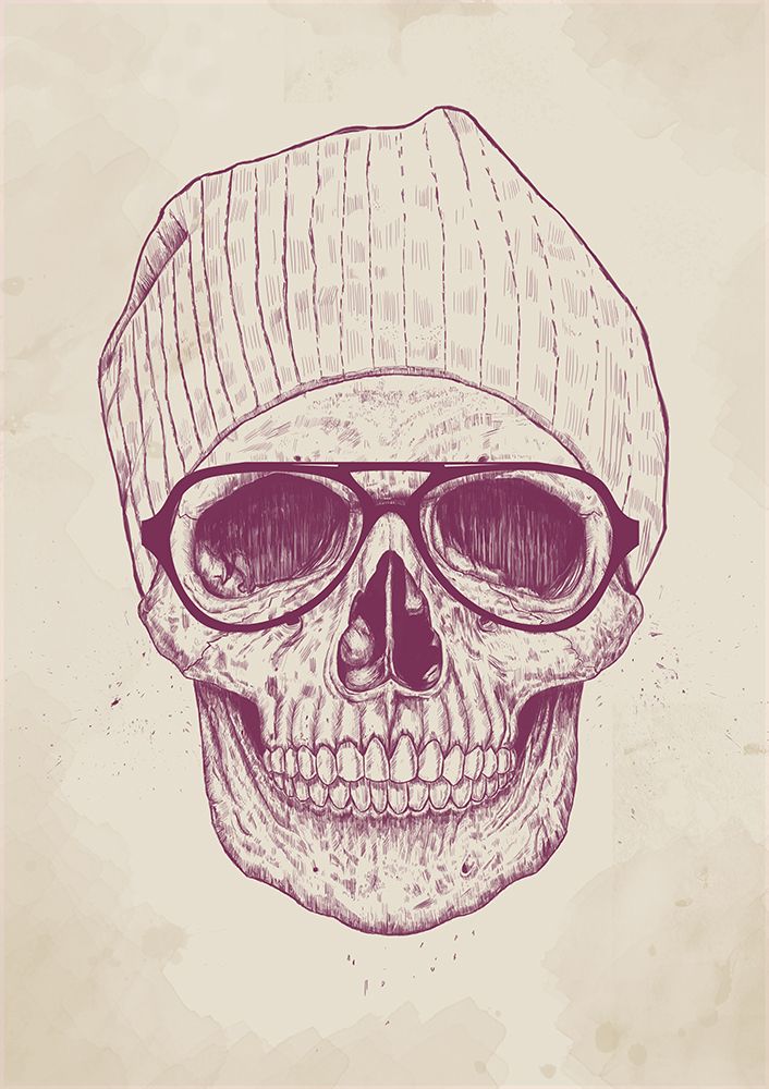 Cool Skull art print by Balazs Solti for $57.95 CAD