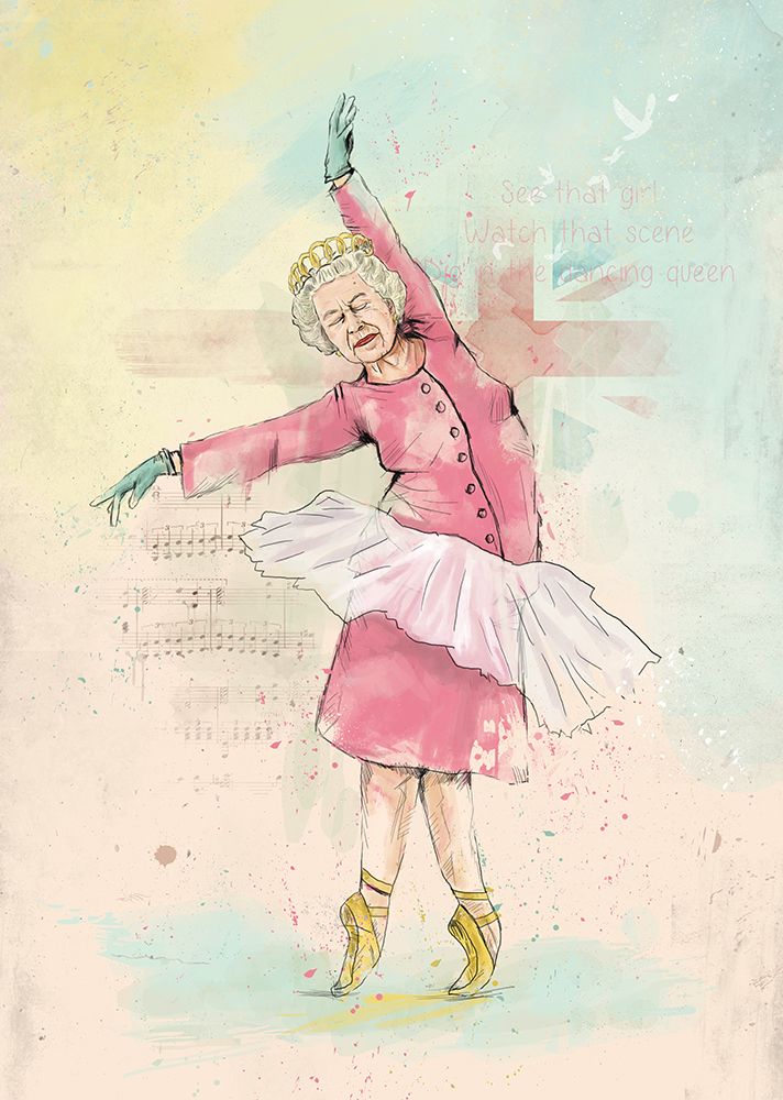 Dancing Queen art print by Balazs Solti for $57.95 CAD