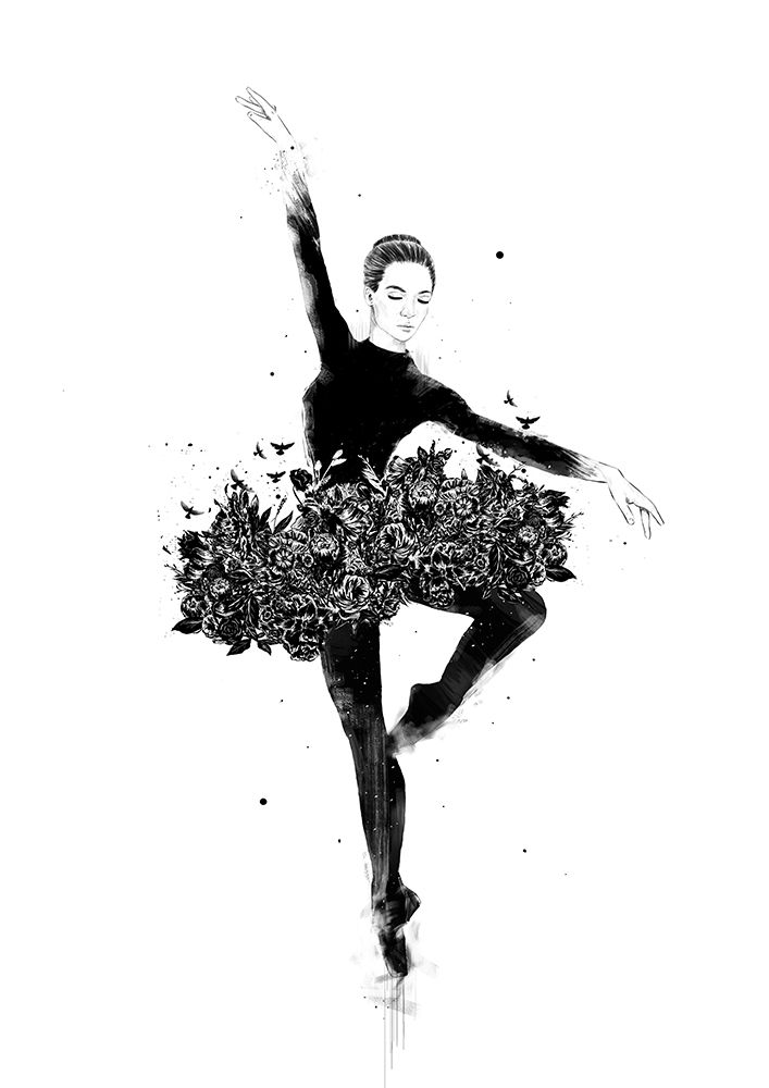 Floral dance art print by Balazs Solti for $57.95 CAD