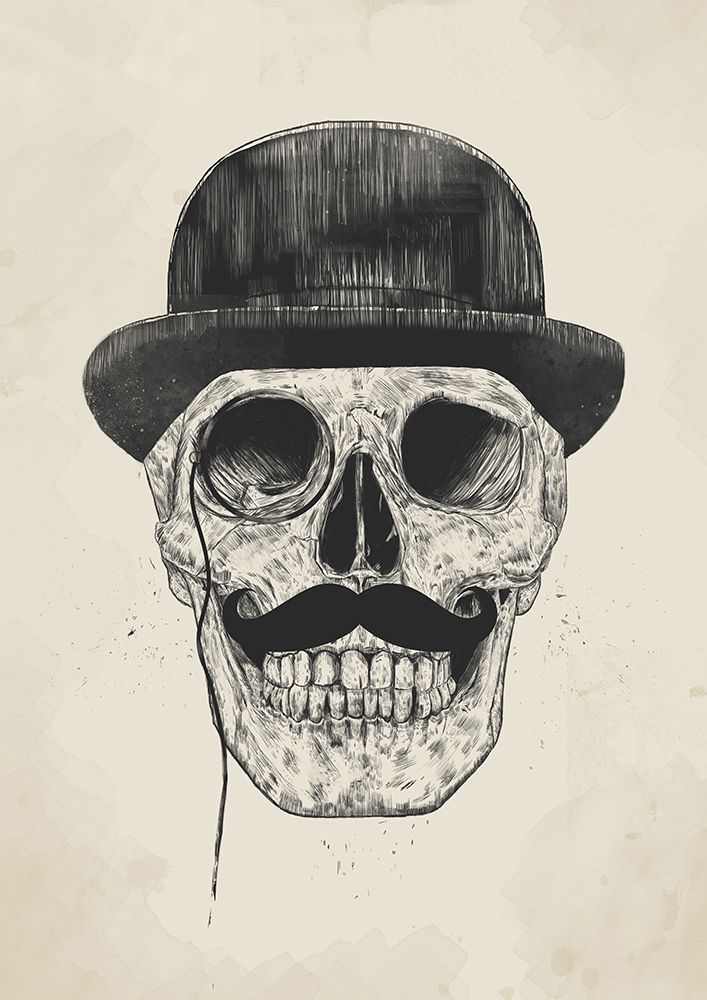 Gentlemen never die art print by Balazs Solti for $57.95 CAD