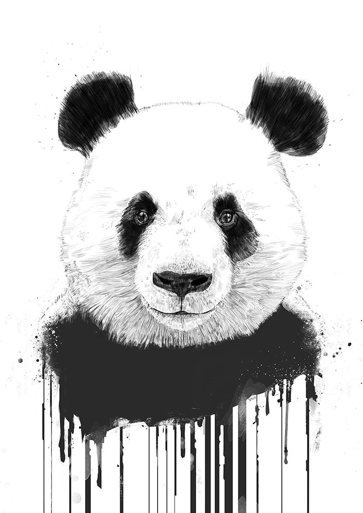 Graffiti panda art print by Balazs Solti for $57.95 CAD