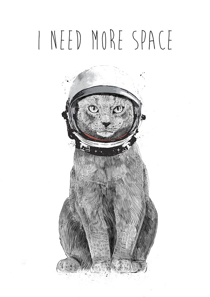 I need more space art print by Balazs Solti for $57.95 CAD