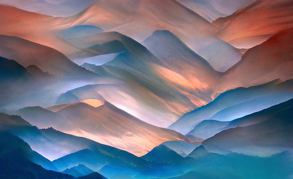 A Mountain Dreamscape art print by Robin Wechsler for $57.95 CAD