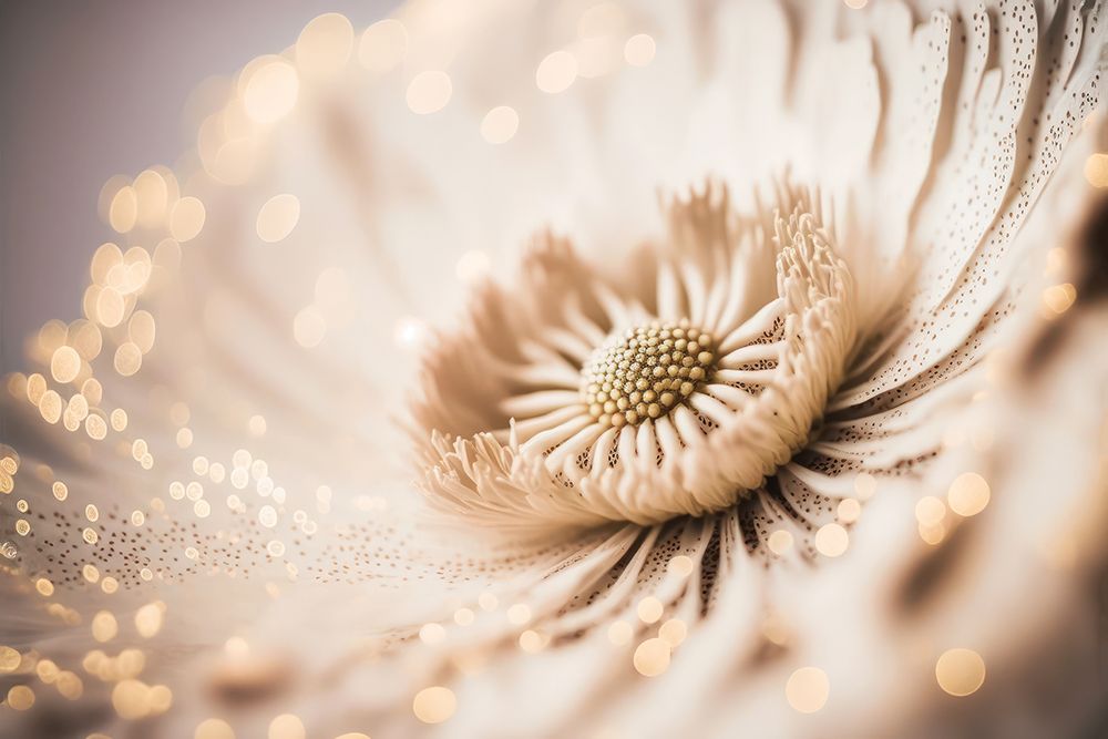 Beige Coral Flower art print by Treechild for $57.95 CAD