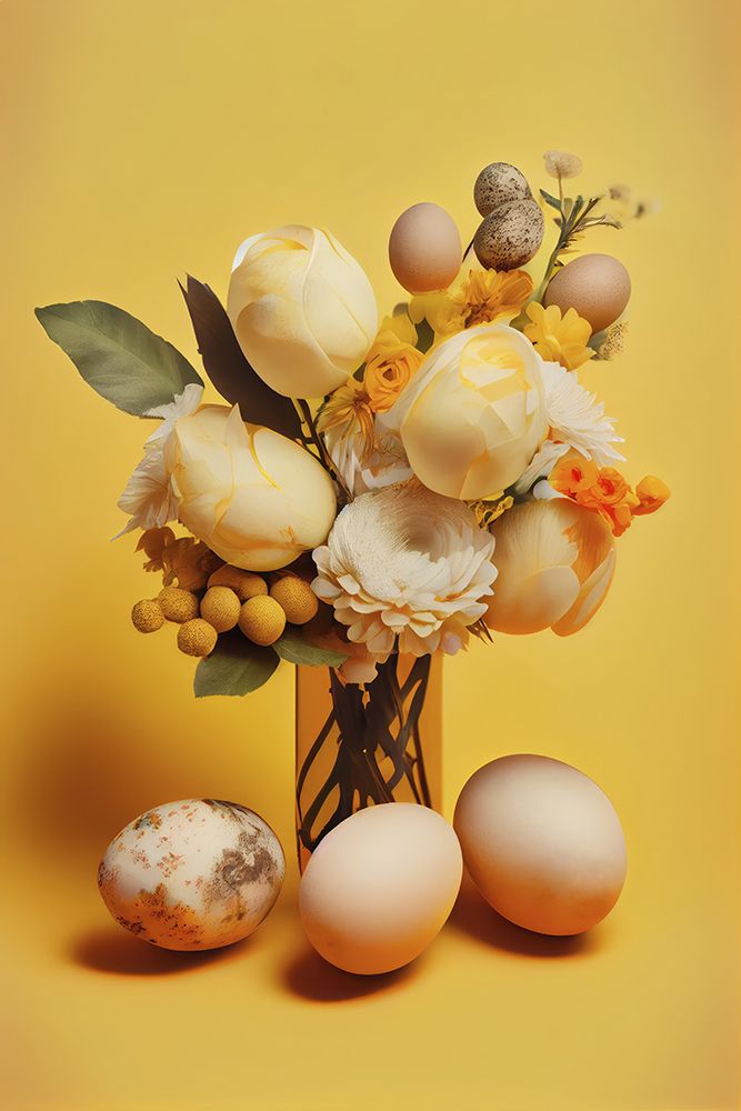 Easter Bouquet art print by Treechild for $57.95 CAD