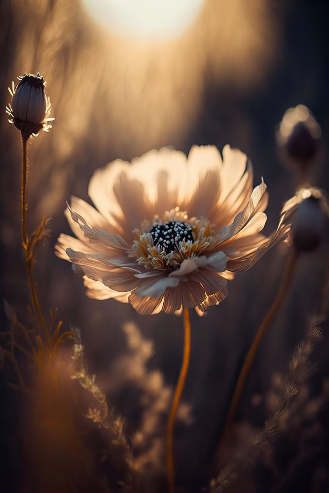 Flower in Morning Sun art print by Treechild for $57.95 CAD