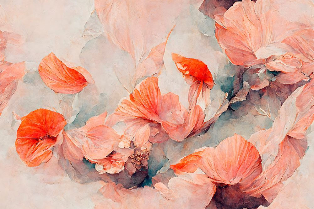 Wild Coral Flowers art print by Treechild for $57.95 CAD