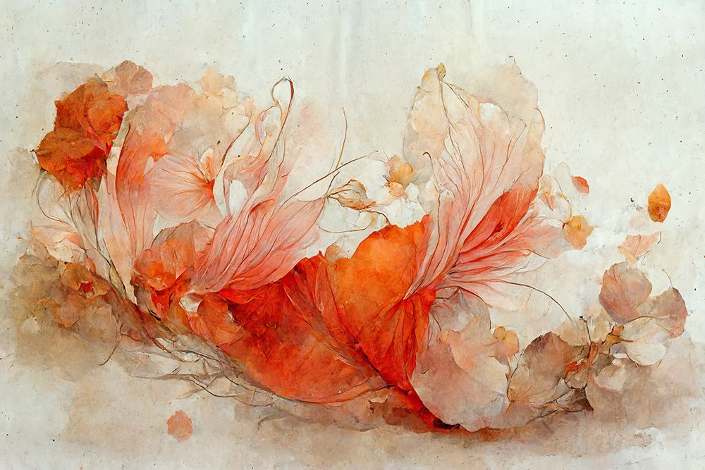 Persian Red Flowers art print by Treechild for $57.95 CAD