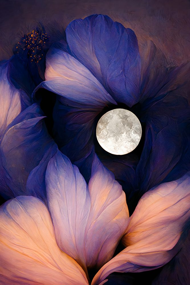 The Moon Flowers art print by Treechild for $57.95 CAD