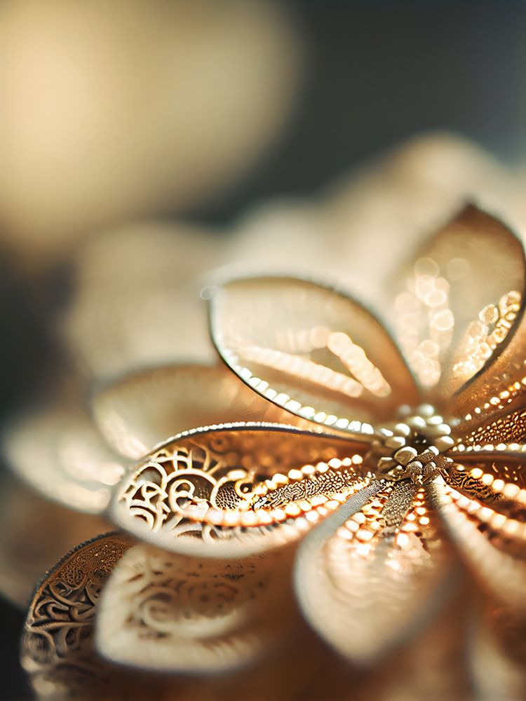 The Golden Flower art print by Treechild for $57.95 CAD