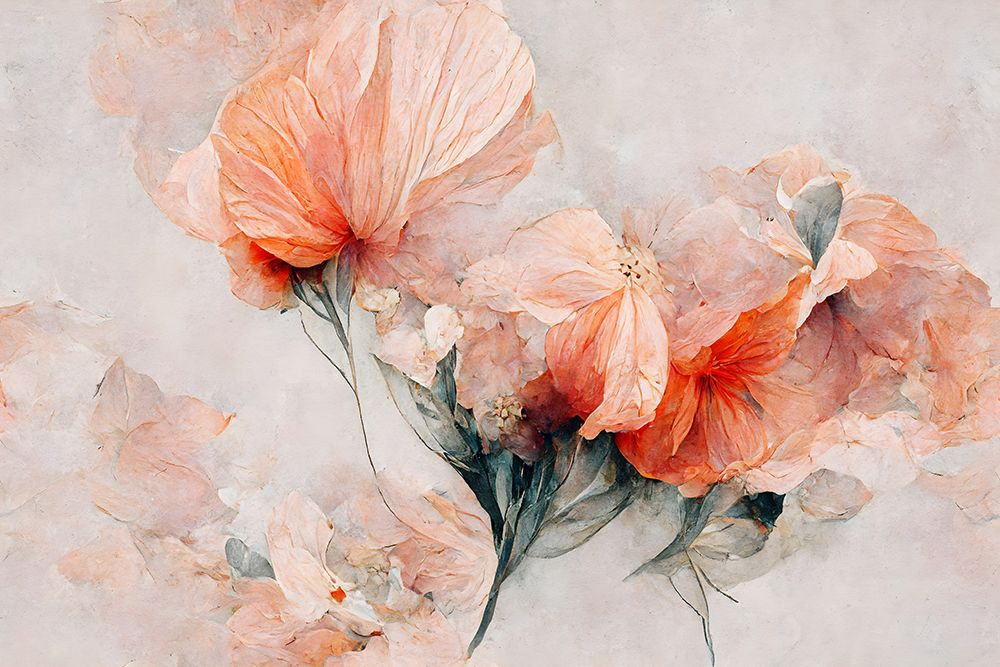 Wild Flowers On Beige Background art print by Treechild for $57.95 CAD