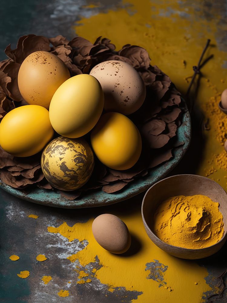 Yellow Eggs art print by Treechild for $57.95 CAD