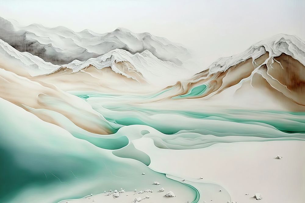 Frozen Landscape art print by Treechild for $57.95 CAD