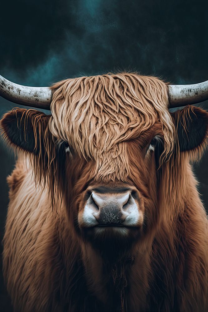 Highland Cow art print by Treechild for $57.95 CAD